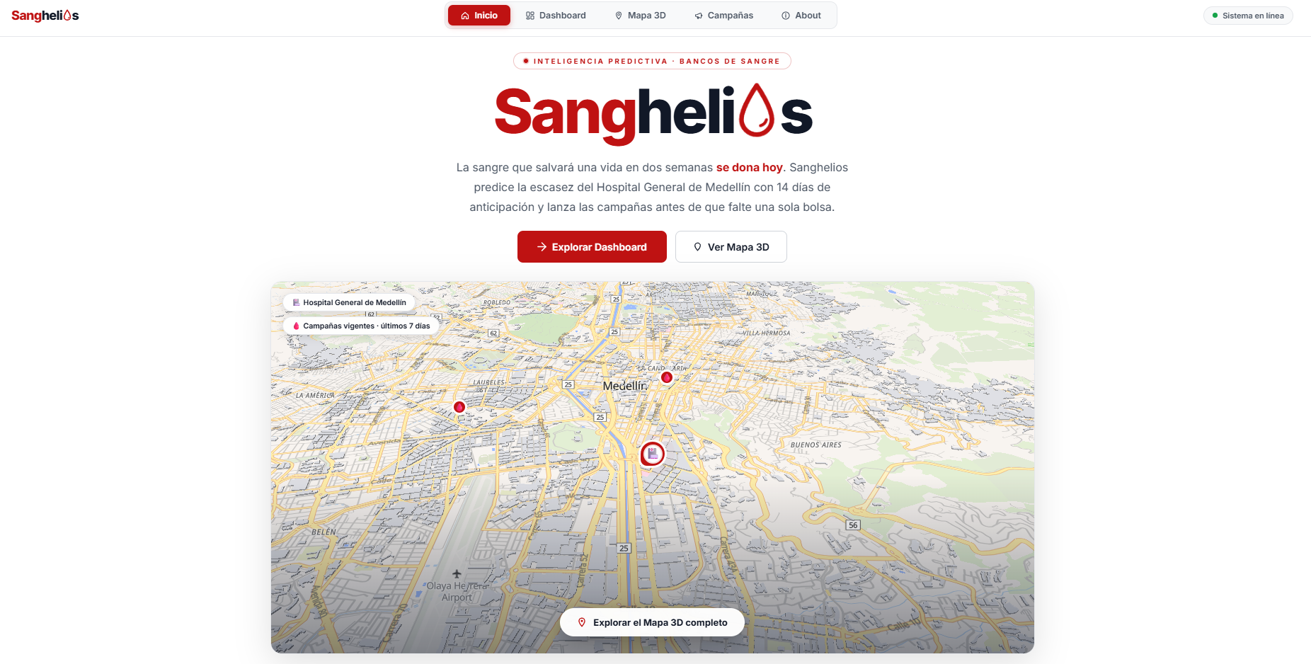 Sanghelios: Inteligencia Predictiva para Bancos de Sangre